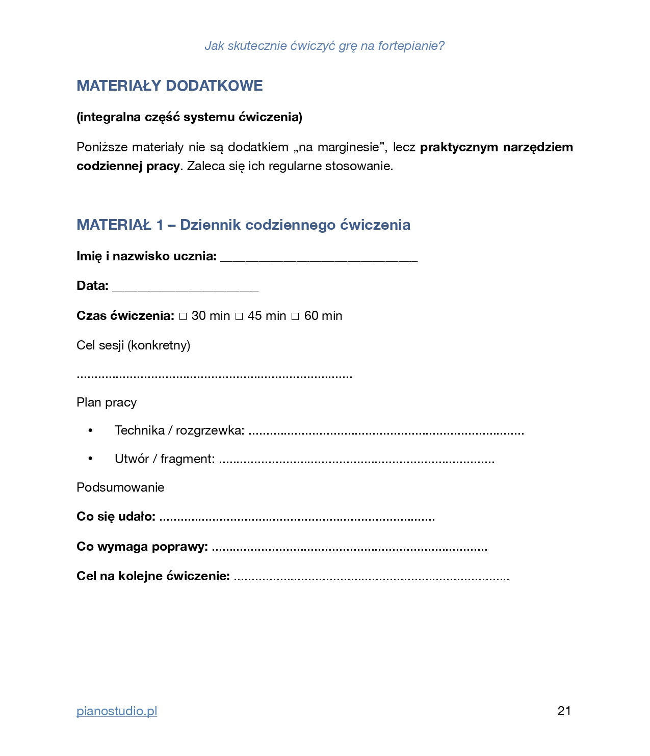 Jak skutecznie ćwiczyć grę na fortepianie? - obrazek 4