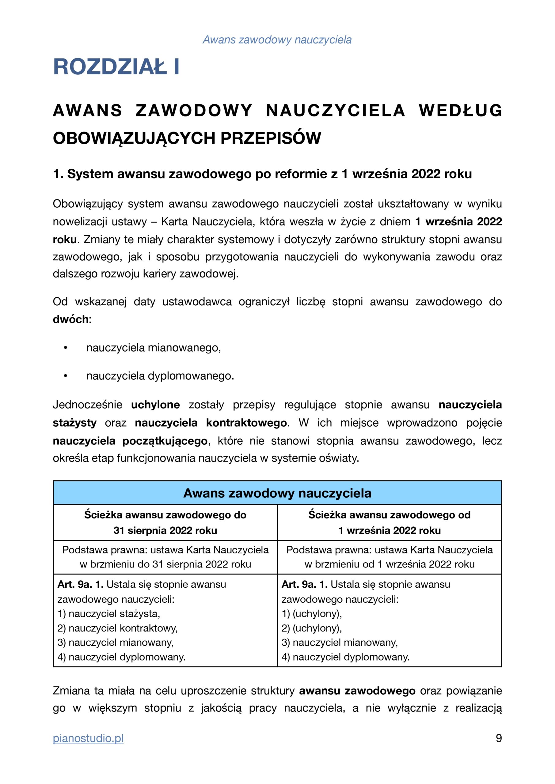 Awans zawodowy nauczyciela - obrazek 4