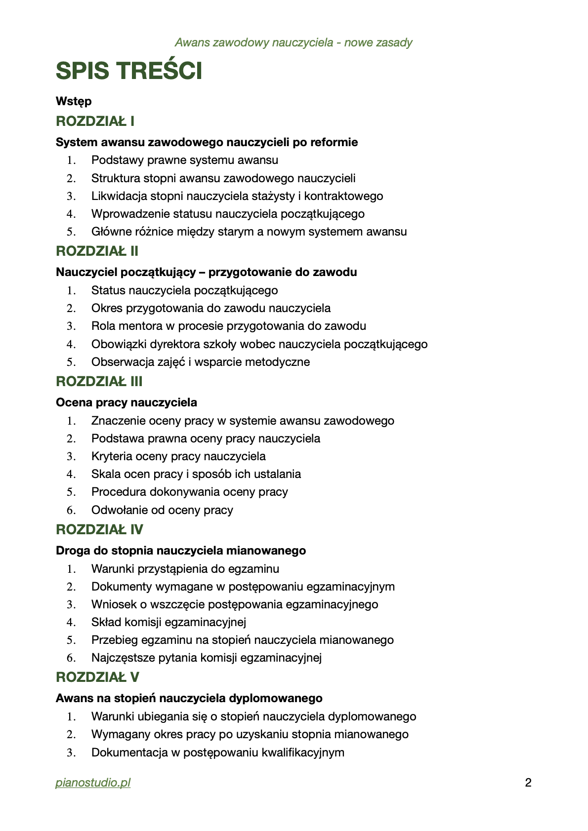 Awans zawodowy nauczyciela - nowe zasady - obrazek 2